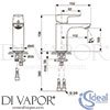 Ideal Standard A7024AA GEN1 Spare Diagram