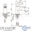 Ideal Standard A7024GN GEN1 Mixer Spare Diagram