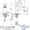 Ideal Standard A7024GN Mixer Spare Diagram