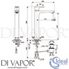 Ideal Standard A7025GN Mixer Spare Diagram