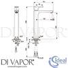Ideal Standard A7027A5 GEN1 Mixer Spare Diagram