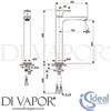 Ideal Standard A7027AA Mixer Spare Diagram