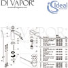 Ideal Standard Connect Air Concept Air Brushed Gold One Hole Slim Bidet Mixer Spares