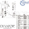 Ideal Standard Connect Air Concept Air Magnetic Grey One Hole Slim Bidet Mixer Spares