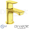 Ideal Standard Connect Air Concept Air Brushed Gold Slim Pillar Tap Spare Parts