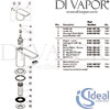Ideal Standard Connect Air Concept Air Magnetic Grey Slim Pillar Tap Spares