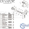 Ideal Standard Connect Air Concept Air Exposed Gold Shower Mixer Spares