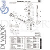Ideal Standard A7033AA Mixer Spare Tech Diagram
