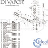 Ideal Standard Connect Air Concept Air Exposed Silver Storm Bath Shower Mixer Spares