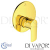 Ideal Standard Connect Air Concept Air Built-In Brushed Gold Mixer Spare Parts