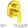 Ideal Standard Connect Air Concept Air Built-In Brushed Gold Bath Shower Mixer Spare Parts