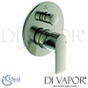 Ideal Standard Connect Air Concept Air Built-In Silver Storm Bath Shower Mixer Spare Parts