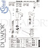 Ideal Standard A7049AA Mixer Spare Tech Diagram