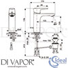 Ideal Standard A7054GN GEN1 Mixer Spare Diagram