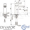 Ideal Standard A7055A2 GEN1 Mixer Spare Diagram