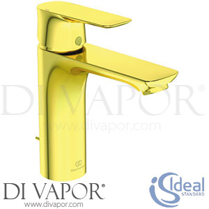 Ideal Standard Connect Air | Concept Air Brushed Gold Basin Mixer Grande - Aug 2017 - Tap Spare Parts A7055A2 GEN1