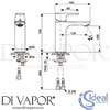 Ideal Standard A7055AA GEN1 Mixer Spare Diagram
