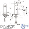 Ideal Standard A7055GN Mixer Spare Diagram