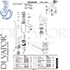 Ideal Standard A7064AA Mixer Spare Tech Diagram