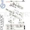 Ideal Standard A7116AA GEN1 Mixer Spare Parts Tech Diagram