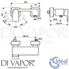 Ideal Standard A7120AA Mixer Spare Diagram