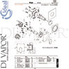 Ideal Standard A7123AA GEN1 Mixer Spare Parts Tech Diagram