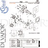 Ideal Standard A7123AA Mixer Spare Parts Tech Diagram