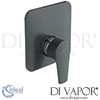 Ideal Standard Cerafine D Built-In Grey Chrome Shower Mixer Spare Parts