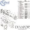 Ideal Standard Cerafine D Built-In Chrome Bath Shower Mixer Spares