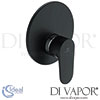 Ideal Standard Cerafine O Matt Black Chrome Built-In Shower Mixer Spare Parts