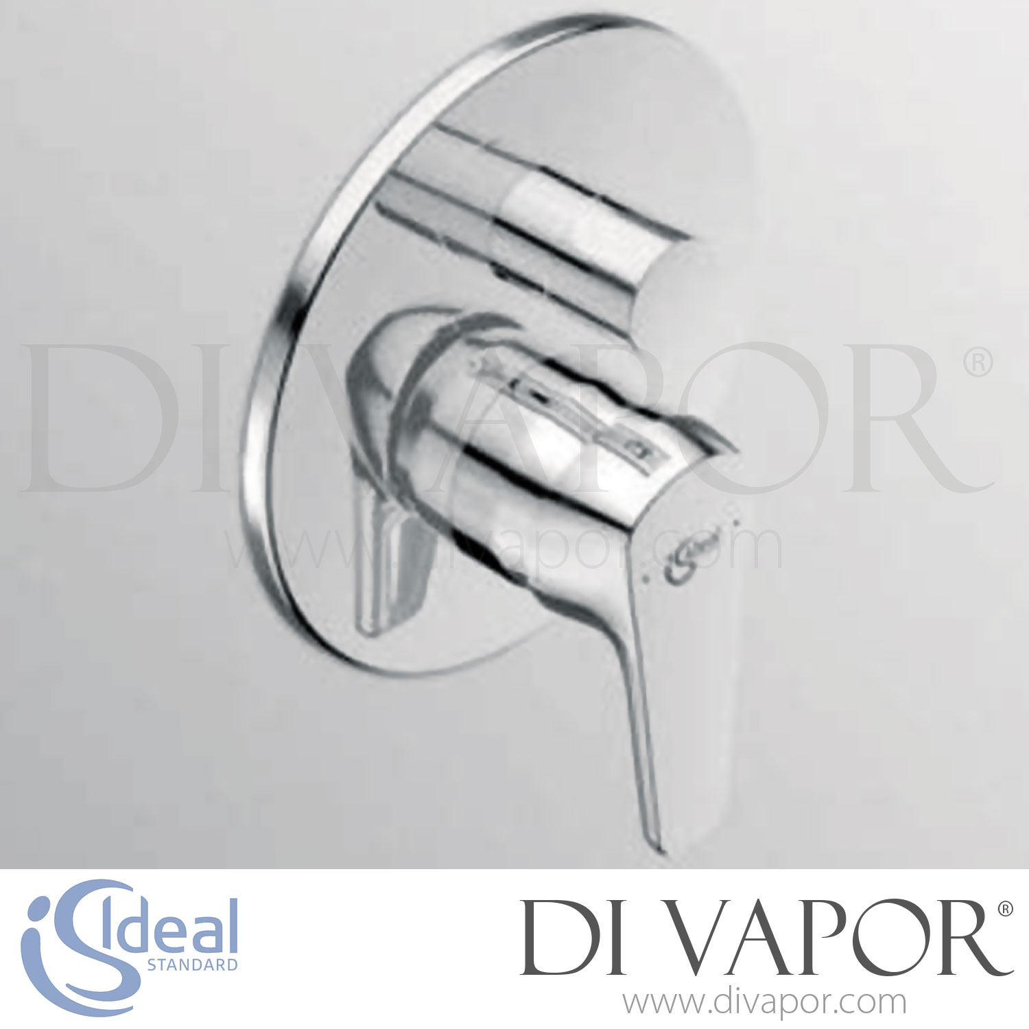 Inbouw Douchekraan Radius Chrome, Thermostatisch, Chroom 55.152.502NS