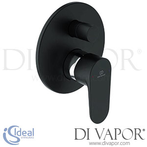 Ideal Standard A7193U4 Cerafine O Matt Black/Chrome Built-In Bath & Shower Mixer Spare Parts