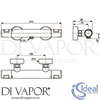 Ideal Standard A7202AA Mixer Spare Diagram