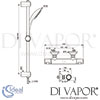 Ideal Standard Ceratherm T25 Shower Mixer Dimensions