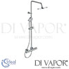 Ideal Standard Ceratherm T50 Surface Mounted Shower System Spare Parts