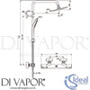 Ideal Standard A7227AA Mixer Spare Diagram