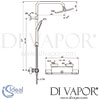 Ideal Standard Ceratherm T50 Shower System Exposed Mixer Wrap Over Shelf Dimensions