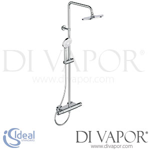 Ideal Standard A7230AA Ceratherm T50 Shower System with Exposed Thermostatic Mixer and Wrap Over Shelf Spare Parts