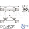 Ideal Standard A7231AA Mixer Spare Diagram