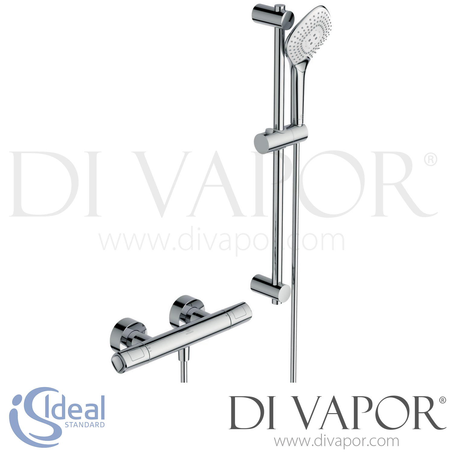 Ideal Standard A7234AA Ceratherm T100 Thermostatic Bar Shower Mixer