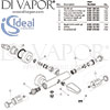 Ideal Standard Ceratherm T100 Exposed Bath Shower Mixer Spares