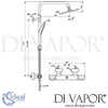 Ideal Standard Ceratherm T100 Shower System Exposed Mixer Idealrain Evo Dimensions