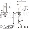 Sottini A7257AA Mixer Spare Diagram