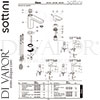 Sottini A7257AA Mixer Spare Tech Diagram