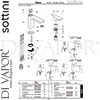 Sottini A7258AA Mixer Spare Tech Diagram