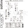 Sottini A7259AA Mixer Spare Tech Diagram