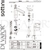 Sottini A7260AA Mixer Spare Tech Diagram