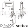 Sottini A7261AA Mixer Spare Diagram