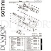 Sottini A7262AA Mixer Spare Tech Diagram