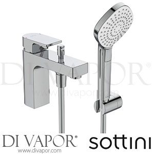 Sottini A7264AA Ceno Bath Shower Mixer with Shower Set Spare Parts
